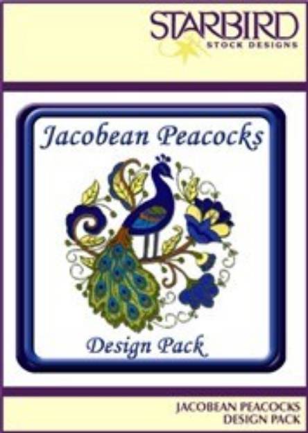 Picture of Jacobean Peacocks Pack Embroidery Collection