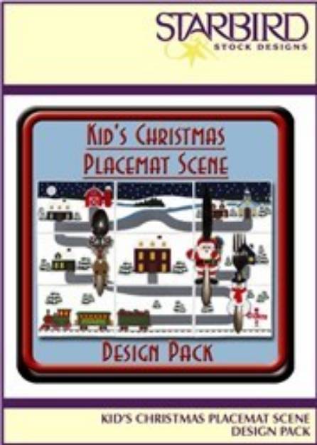 Picture of Kids Christmas Placemat Pack Embroidery Collection