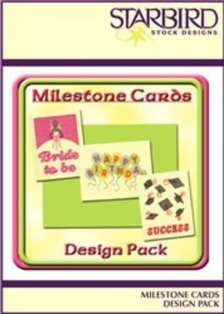 Picture of Milestone Cards Pack Embroidery Collection