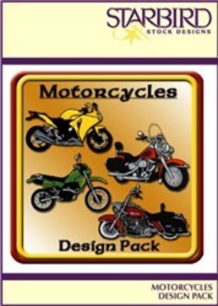 Picture of Motorcycles Pack Embroidery Collection