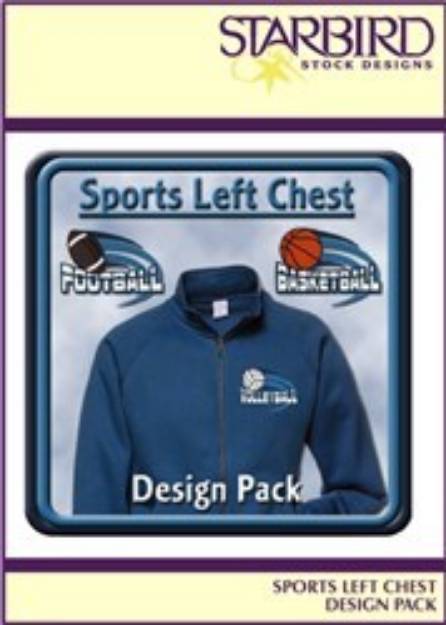 Picture of Sports Left Chest Pack Embroidery Collection