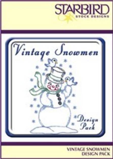 Picture of Vintage Snowmen Pack Embroidery Collection
