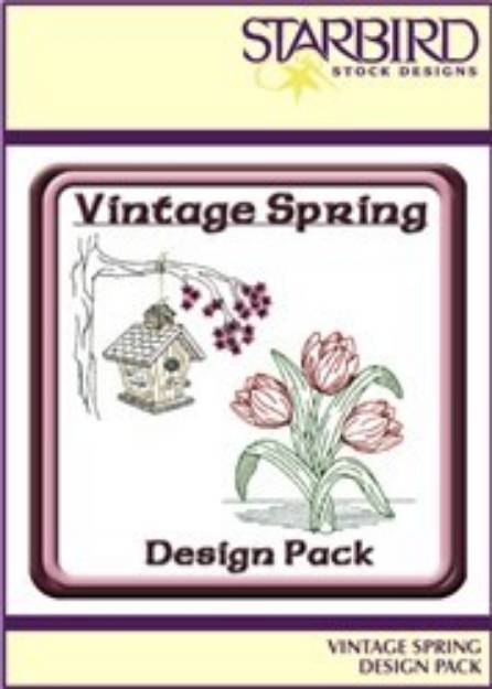 Picture of Vintage Spring Design Pack Embroidery Collection