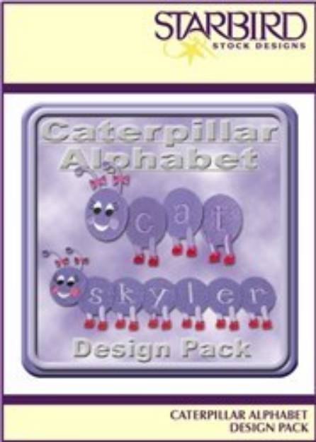 Picture of Caterpillar Alphabet Pack Embroidery Collection