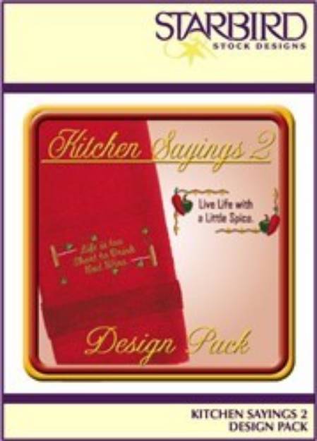Picture of Kitchen Sayings Pack Embroidery Collection