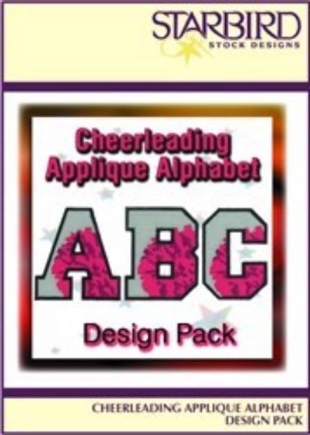 Picture of Cheerleading Applique Alphabet Embroidery Collection