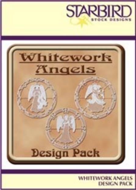 Picture of Whitework Angels Pack Embroidery Collection
