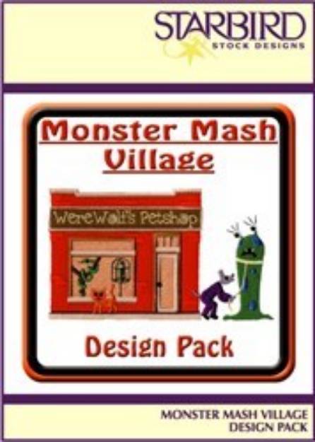 Picture of Monster Mash Village Pack Embroidery Collection