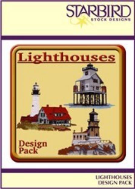 Picture of Lighthouses Pack Embroidery Collection