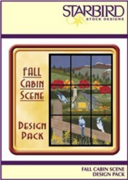 Picture of Fall Cabin Scene Pack Embroidery Collection