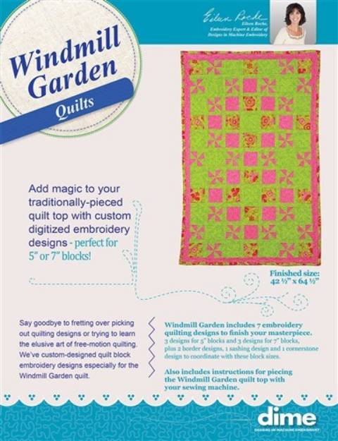 Picture of Windmill Garden Quilt Collection Embroidery Collection