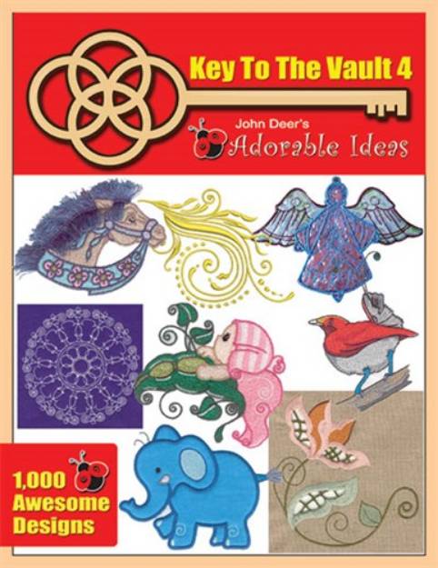 Picture of Key to the Vault Volume 4 Embroidery Collection