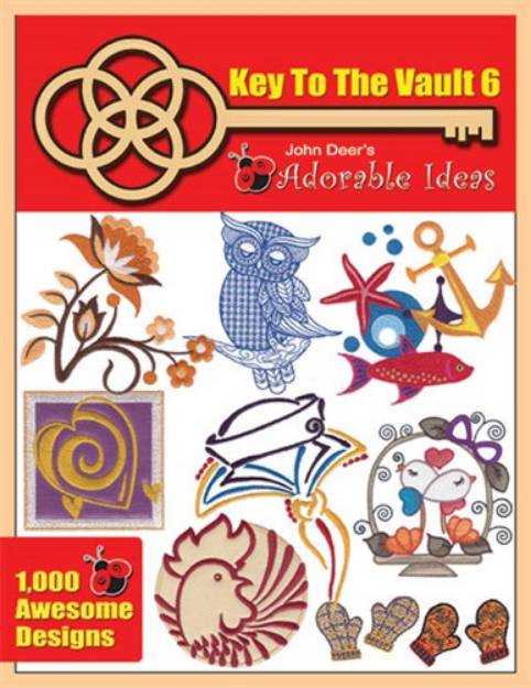Picture of Key to the Vault Volume 6 Embroidery Collection