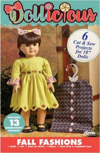 Picture of Dollicious Fall Fashions Embroidery Designs CD