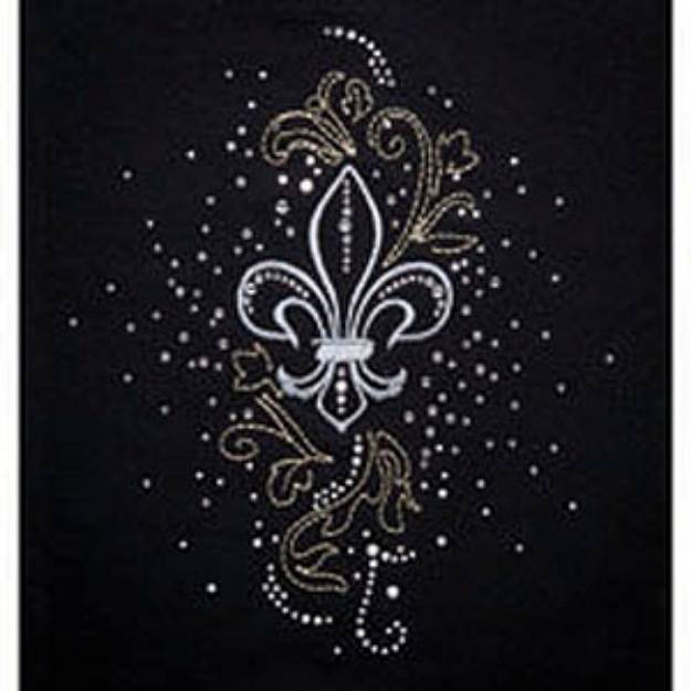 Picture of Fleur de lis Embroidery Designs CD