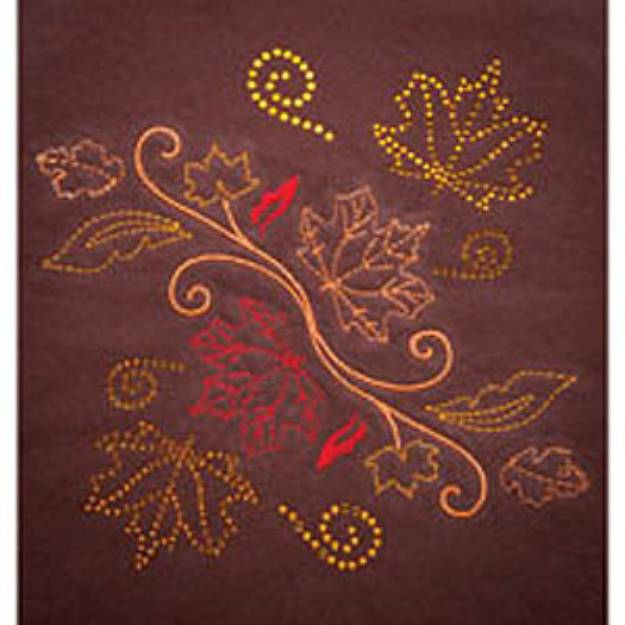 Picture of Dancing Leaves Embroidery Designs CD