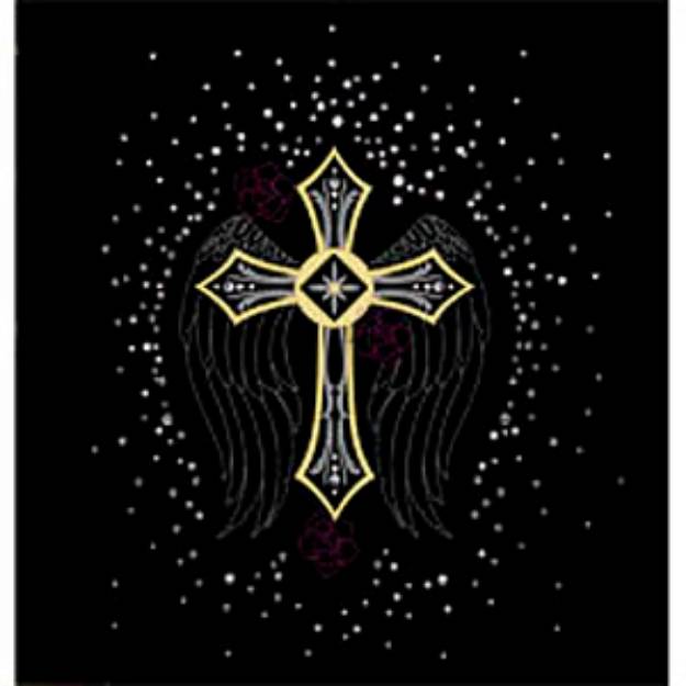 Picture of Ascending Cross Embroidery Designs CD