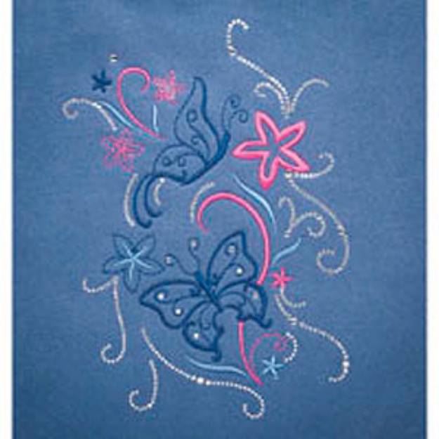Picture of Butterfly Beauty Embroidery Designs CD