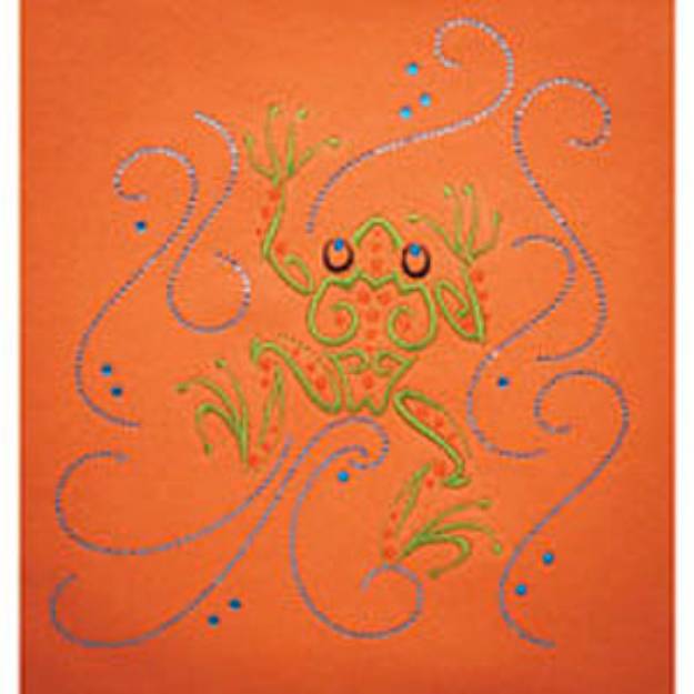 Picture of Frog Fancy Embroidery Designs CD