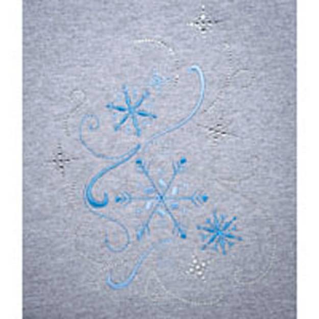 Picture of Swirling Snowflakes Embroidery Designs CD