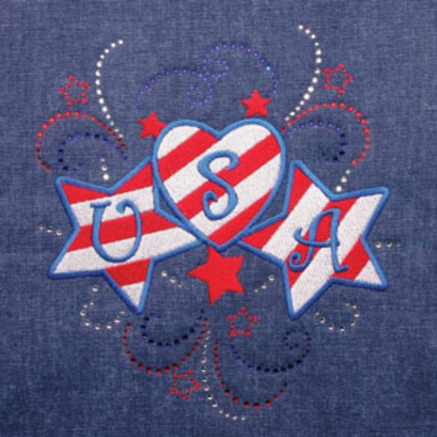 Picture of Patriotic Embroidery Designs CD