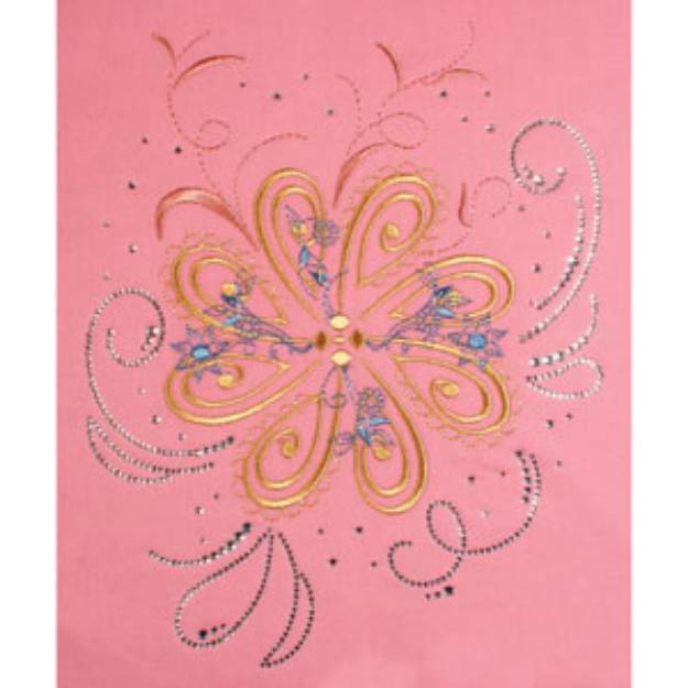 Picture of Paisley Flower Embroidery Designs CD