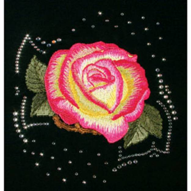 Picture of Rose Embroidery Designs CD