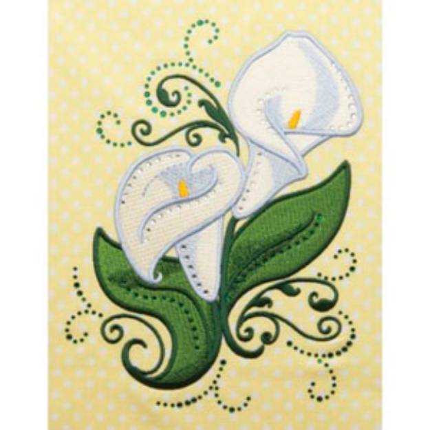 Picture of CALLA LILY Embroidery Designs CD