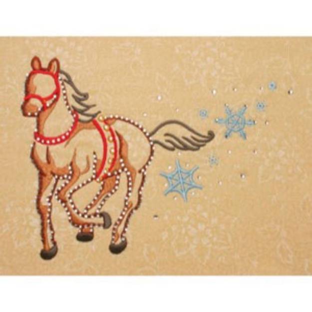 Picture of JINGLEBELLHORSE Embroidery Designs CD