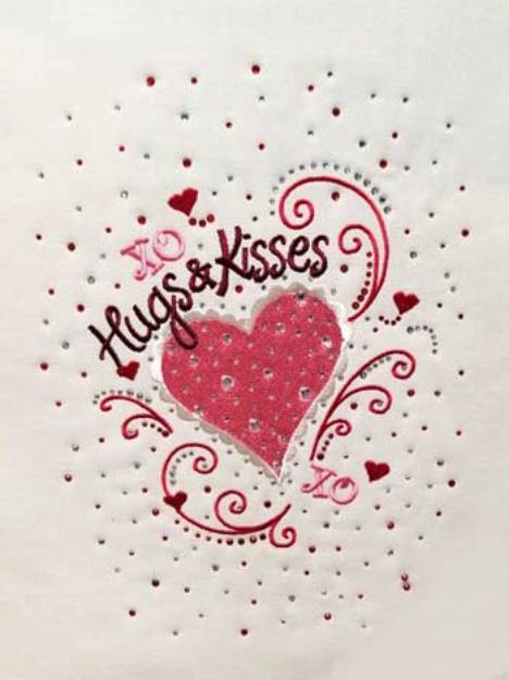 Picture of HUGS&KISSES Embroidery Designs CD