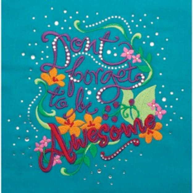 Picture of BEAWESOME Embroidery Designs CD