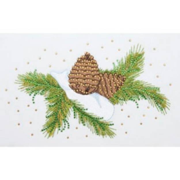 Picture of PINECONES & BRANCHES Embroidery Designs CD