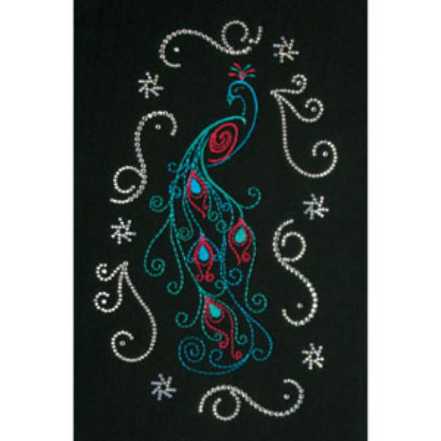 Picture of Peacock Embroidery Designs CD