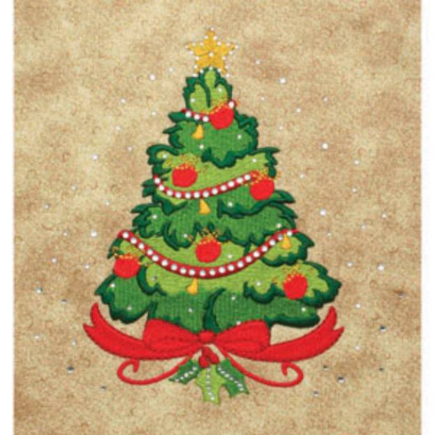 Picture of TRADITIONAL CHRISTMAS TREE Embroidery Designs CD