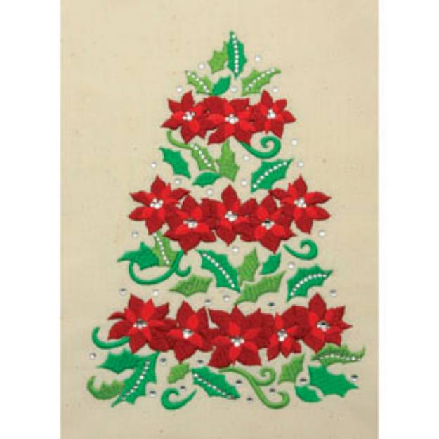Picture of POINSETTIA & HOLLYTREE Embroidery Designs CD
