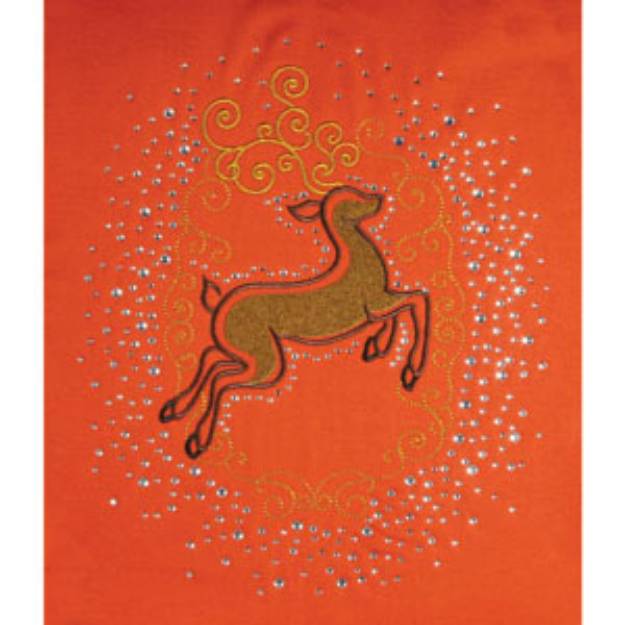 Picture of REINDEER Embroidery Designs CD