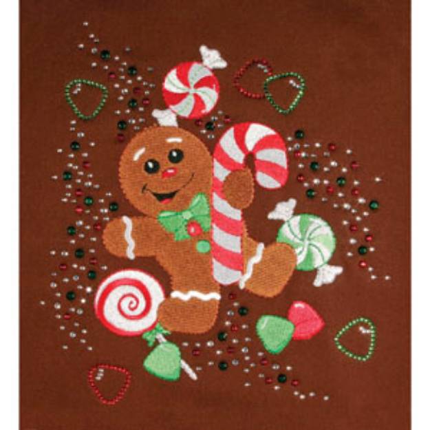 Picture of GINGER BREAD MAN Embroidery Designs CD