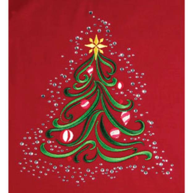 Picture of CHRISTMAS TREE Embroidery Designs CD
