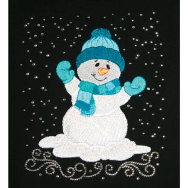 Picture of SNOW MAN Embroidery Designs CD