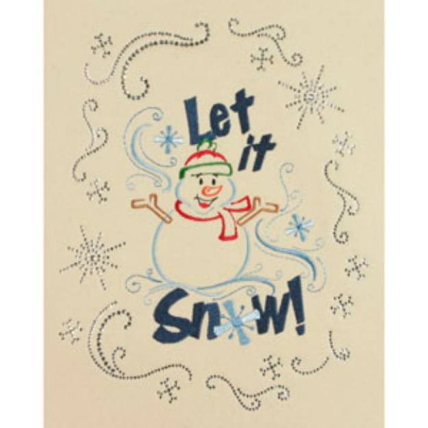 Picture of Let it Snowman Embroidery Designs CD