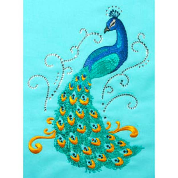 Picture of PEACOCK BEAUTY Embroidery Designs CD