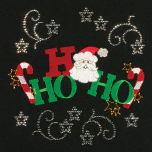 Picture of Ho Ho Ho Santa Embroidery Designs CD