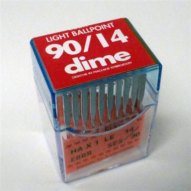 Picture of Triumph Flat Shank Needles #90/14 Light Ball Point - 20 Pack Embroidery Needles