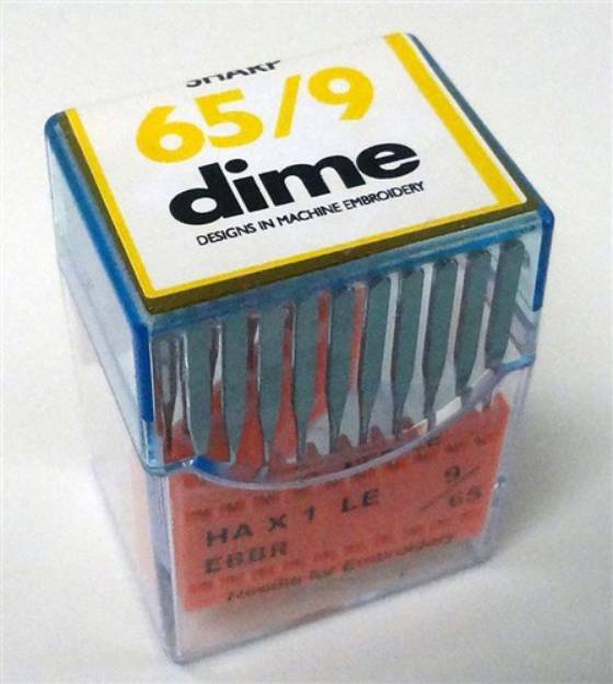 Picture of Triumph Flat Shank Needles #65/9 Sharp Point - 20 Pack Embroidery Needles