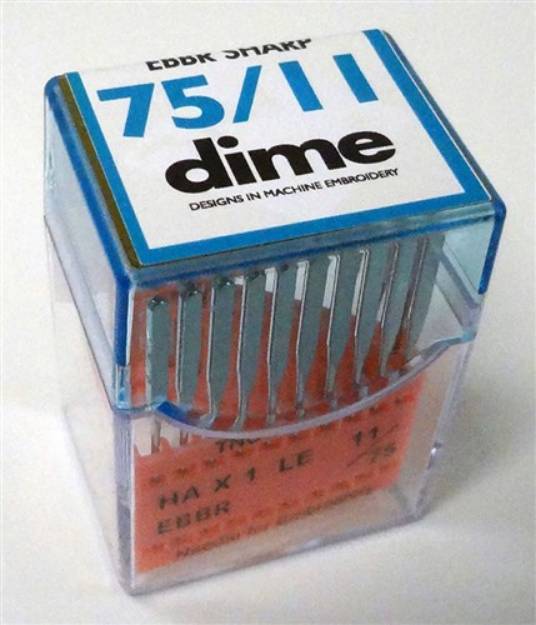 Picture of Triumph Flat Shank Needles #75/11 Sharp Point - 20 Pack Embroidery Needles