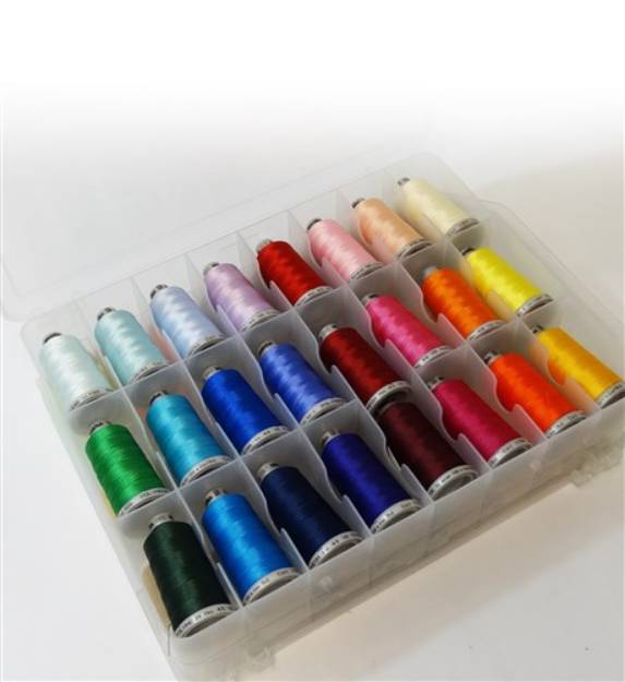 918-16 Madeira Polyneon #40 Machine Embroidery Cone Thread 16 Color Kit