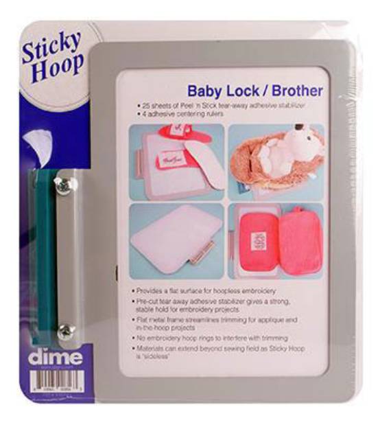 Picture of Sticky Hoop Brother/Babylock With Sticky Stabilizer Embroidery Hoops