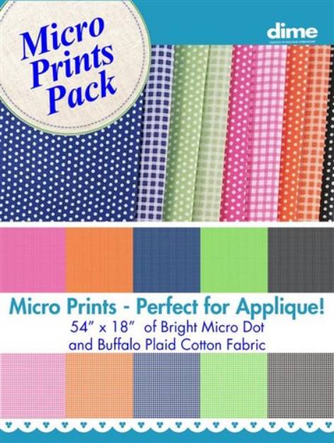 Picture of Micro Prints Fabric Pack Embroidery Blanks & Notions