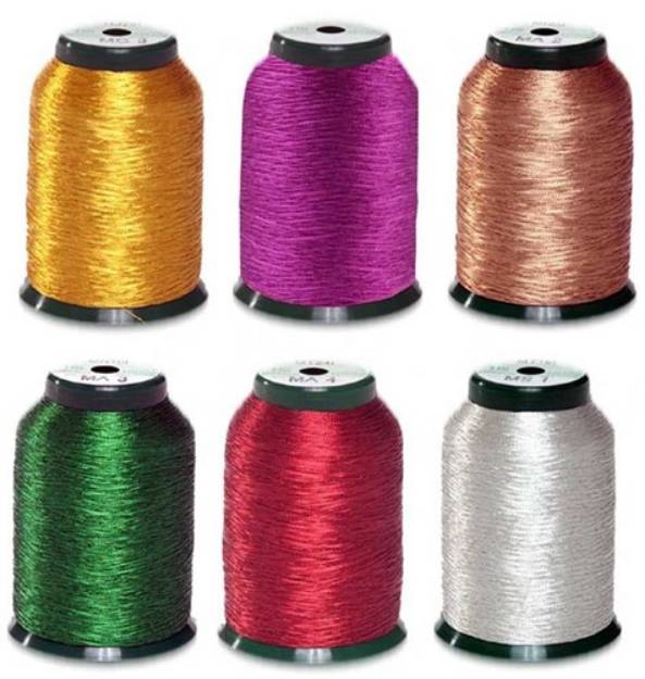 Picture of Holiday Metallic Thread Pack Embroidery Threads