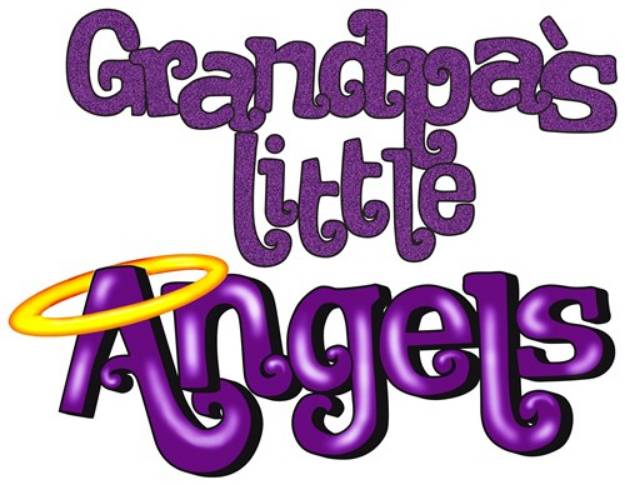 Picture of Grandpas Little Angel SVG File